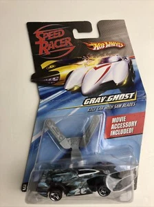 1/64 Hotwheels Speed Racer GRAU GHOST RENNWAGEN MIT SÄGEBLÄTTERN M5924-0910 - Bild 1 von 5