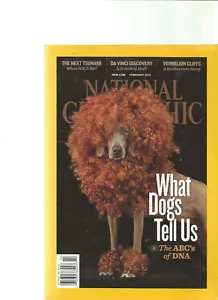 NATIONAL GEOGRAPHIC,FEBRUARY 2012.WHAT DOGS TELL US THE ABC's OF DNA - Foto 1 di 1