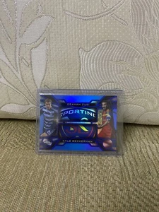 2014 Topps Chrome MLS One-Two Blue Refractor /99 Graham Zusi Kyle Beckerman selten - Bild 1 von 8