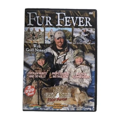 Fur Fever With Geoff Nemnich (DVD) Coyote Craze Over 24 Hunts 🇺🇸 SHIPPED  Foto 1 de 4