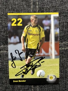 Autogrammkarte BVB Sven Bender Borussia Dortmund 2009 Original Signiert - Bild 1 von 2