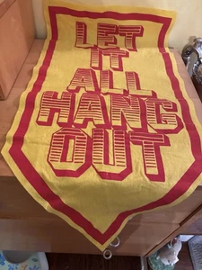 60er Jahre Filz Poster Let It All Hang Out  - Bild 1 von 2