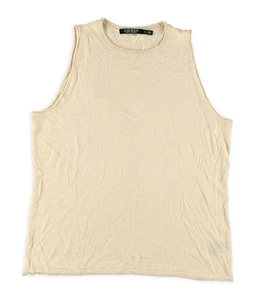 Ralph Lauren Womens Silk-Blend Pullover Sweater, Beige, Large - Picture 1 of 1