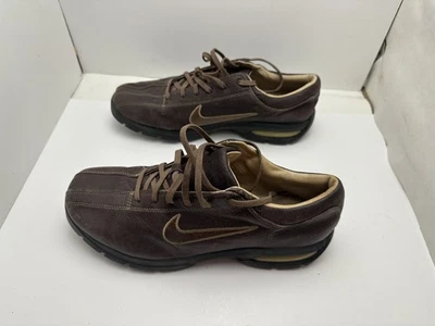 Zapatos de golf Nike de gamuza de cuero para hombre, marrón, talla 10 EE. UU. - 040810 PA2 Foto 1 de 4