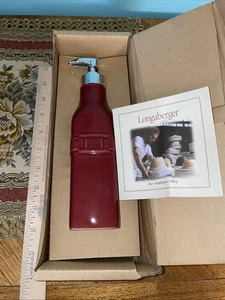 Neu im Karton Longaberger Pumpspender - Paprika - Bild 1 von 4