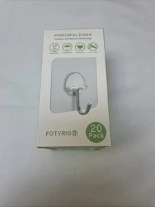 FOTYRIG Klebehaken Schwerlast Wand Klebehaken zum Aufhängen 20 Stück - Bild 1 von 5
