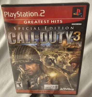 NEW Call of Duty 3: Special Edition (Sony PlayStation 2, PS2) - Factory Sealed - Image 1 of 4