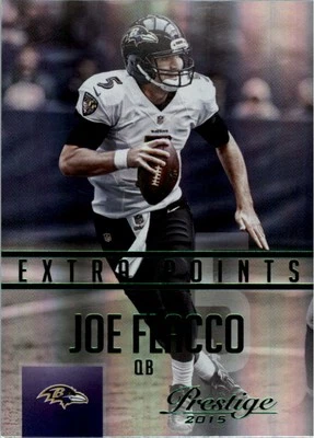 2015 Prestige Extra Points Green #57 Joe Flacco - FB - Image 1 of 2