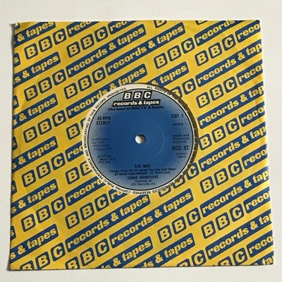 Ennio Morricone - Chi Mai 7" Vinyl Record - RESL 92 EX/VG+ - Image 1 of 4