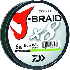 Daiwa Fishing Line JB8U50-150CH J-Braid X8 8 Strand Braided Line, 50Lb 150M - Picture 1 of 1