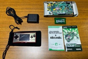 Nintendo Gameboy Micro Famicom Model 20th Anniversary Edition Console w/pokemon - Picture 1 of 13
