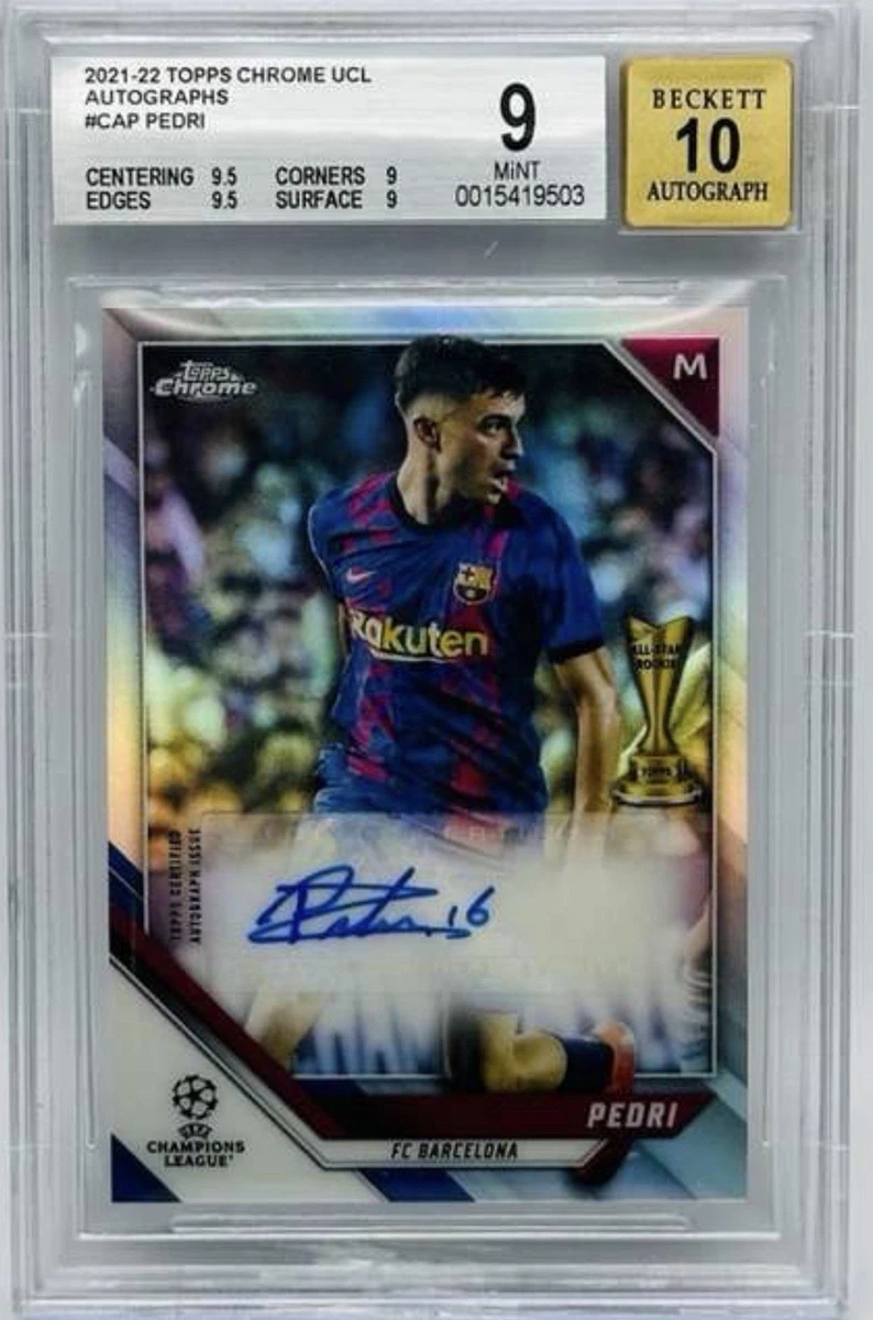 Topps Soccer FC Barcelona Autographed Sports Trading Cards