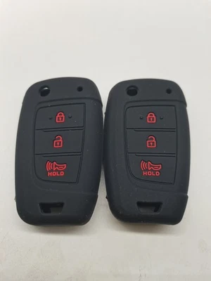 2*Key cover For 2021 2022 2023 2024 HYUNDAI KONA TUCSON VENUE SANTA FE PALISADE - Image 1 of 4