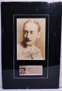 Adolphe Menjou ZWEI Autogramme, Zertifikat Echtheit Paramount Studio Foto - Bild 1 von 5