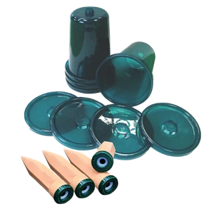 Sistema di irrigazione BioGreen "Hydro Cup" con 4 coni di argilla e accessori per tazze - Foto 1 di 6