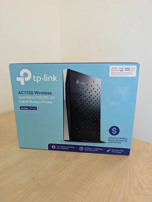 TP-Link Archer CR500 16x4 DOCSIS3.0 AC1200 Wireless Wi-Fi Cable Modem Router - Image 1 of 4