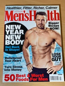 Australian Men's Health Mens Magazine January 2017 Lee Carseldine Survivor - Picture 1 of 6