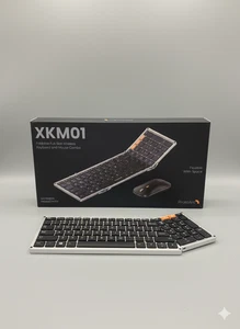 ProtoArc XKM01 Foldable Full-Size Wireless Keyboard & Mouse For Travel - Picture 1 of 7