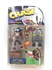 1998 ReSaurus Crash Bandicoot Serie 1 Actionfigur VERSIEGELT Jetpack - Bild 1 von 12