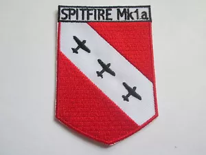 Spitfire MK1a Embroidered Iron or Sew on Patch P037 - Picture 1 of 1
