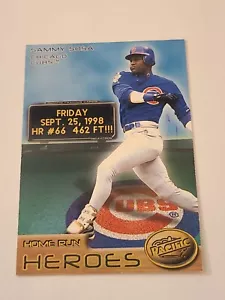 1998 Sammy Sosa Pacific Home Run Heroes #2 - Picture 1 of 2