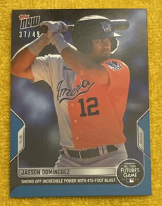 2022 Topps NOW #549 ⚾️ Jasson Dominguez ⚾️ NY Yankees ⚾️ Futures Game BLUE 37/49 - Bild 1 von 7