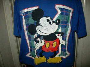 VINTAGE Mickey Mouse Disney Company Pie Eye 50/50 Single Stitch XL Middrift - Picture 1 of 12