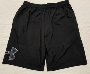 UNDER ARMOUR HEATGEAR 2XL XXL schwarz ungefüttert Polyester Laufen Sport Shorts - Bild 1 von 11