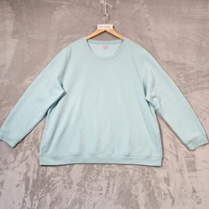 DAMART WOMENS JUMPER SIZE 24 PLAIN LIGHT BLUE MICROFIBER POLYESTER NEW - Picture 1 of 11