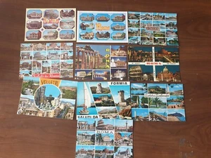 Lotto 10 Cartoline Italia Vedutine Regione Lazio Formato Grande (BL117) - Picture 1 of 2