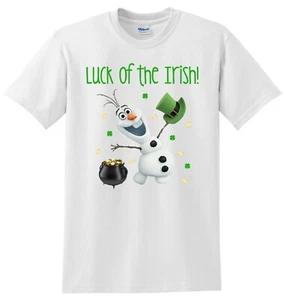 Olaf St. Patrick's Day Top, Olaf St Patricks Day Shirt, Olaf St Patricks Day Top - Picture 1 of 3