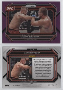 2023 Panini Prizm UFC Purple Prizm /149 Marcin Tybura #7