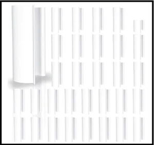 32PCS White Snap Clamps for 1/2 Inch Greenhouses PVC Pipe Row Covers Shelters - Picture 1 of 5