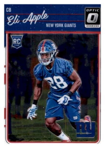 2016 Optic Eli Apple Rookie RC NFL PWE Insert Giants #133 - Picture 1 of 2