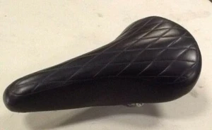 NOS Rampar Springer Road BMX bike seat R9 R10 bike black quilted Raleigh vintage - Picture 1 of 4