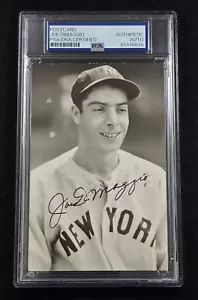 Rare JOE DIMAGGIO Signed Real Photo Postcard-HOF-NEW YORK YANKEES-PSA - Picture 1 of 5