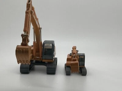 Excavadora Ertl 14112 Case, escala 1:50 Foto 1 de 4
