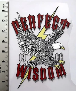 10 Thermal Heat Transfer Sticker patches For Clothes Lightning Eagle HT012eB - Picture 1 of 1