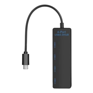 4 Port USB3.0 Hubs Fast Speed 5Gbps Type C USB Splitter Hubs PC Accessories - Afbeelding 1 van 8