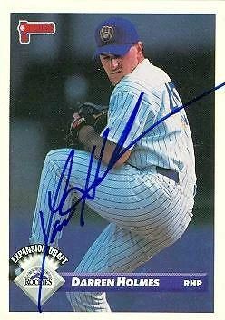 Darren Holmes autographed Baseball Card (Milwaukee Brewers) 1993 Donruss #779 - Image 1 of 1