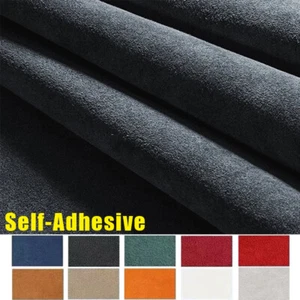 Alcantara Fabric Cloth Self Adhesive DIY Car Interior Trim Wrap Faux 130x200CM - Picture 1 of 25