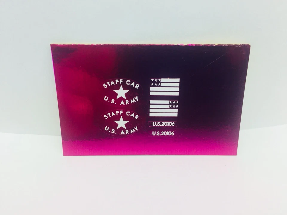 Hot Wheels Redline **NUEVO** (ANTIGUO COCHE DEL PERSONAL DEL EJÉRCITO 442)... CALCOMANÍAS PELABLES Y PEGADAS Foto 1 de 1