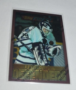1996 TOPPS FINEST - FELIX POTVIN GOALIE TORONTO MAPLE LEAFS CARD # 105 - Picture 1 of 4