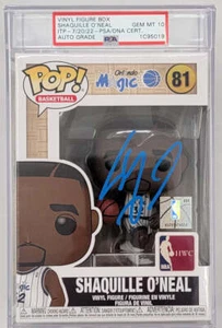 Shaquille O'Neal Signed Magic Encapsulated AUTO Grade GEM MT 10 Funko Pop PSA - Picture 1 of 1
