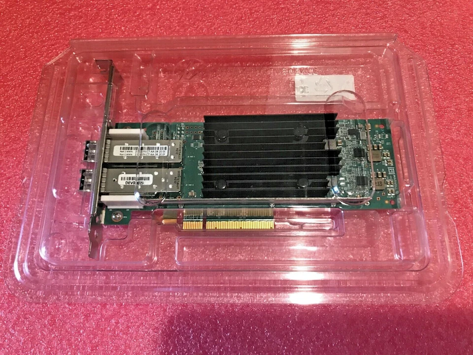 QLE2772F-CU-DEL QLOGIC Enhanced 32GFC DUAL Port PCIe 4.0 FC HBA QLE2772 QLE2772F - Image 1 of 4