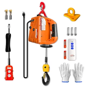 3 in 1 Electric Hoist Winch, 1100Lbs Portable Electric Power Winch with Wire and - Picture 1 of 7