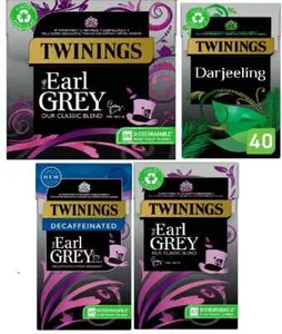 Twining's 125g & 250g The Earl Grey & entkoffeinierte 50 & 100 Teebeutel - Bild 1 von 6