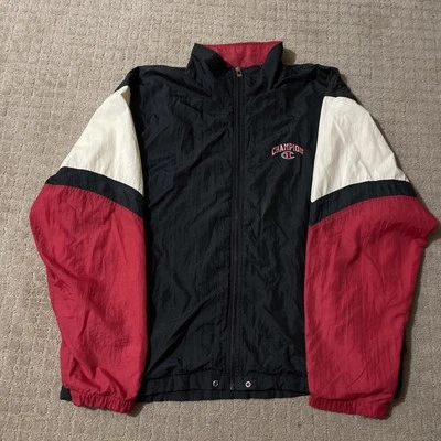 Chaqueta cortavientos vintage Champion Chicago Bulls grande para hombre Foto 1 de 3