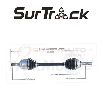 SurTrack CV Axle Shaft for 1999-2000 Hyundai Elantra 2.0L L4 - Constant jo Foto 1 de 4