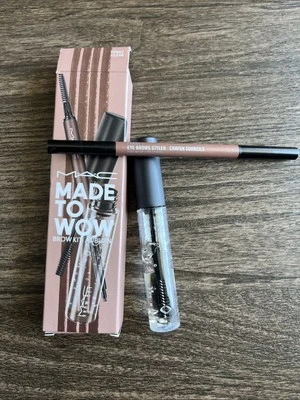 MAC Made To Wow Brow Kit AUBURN-PENNY- Brow gel In CLEAR, BNIB FULL SIZES+FREE🎁 - Image 1 of 4